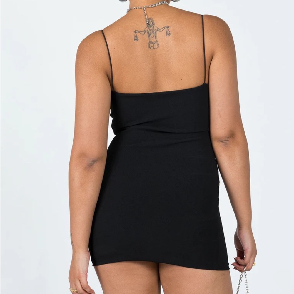 LOVERS MINI DRESS BLACK - Picture 3 of 6
